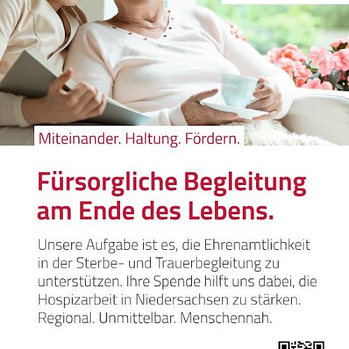 Hospiz Stiftung Niedersachsen: Fürsorgliche Begleitung am Ende des Lebens.